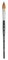 Princeton Series 4850 Aqua Elite Synthetic Watercolor Brush-Short Handle Oval Wash 1/2"